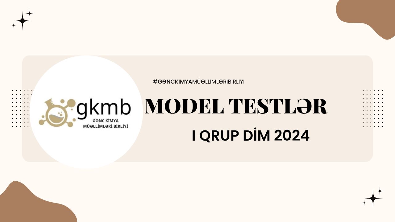 2024 DİM MODEL TEST I QRUP